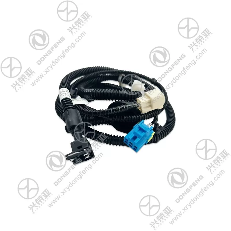 Connector Close-Up View Left Floor Lower Wiring Harness Assembly OE 3724070-C6200 Dongfeng GX KX