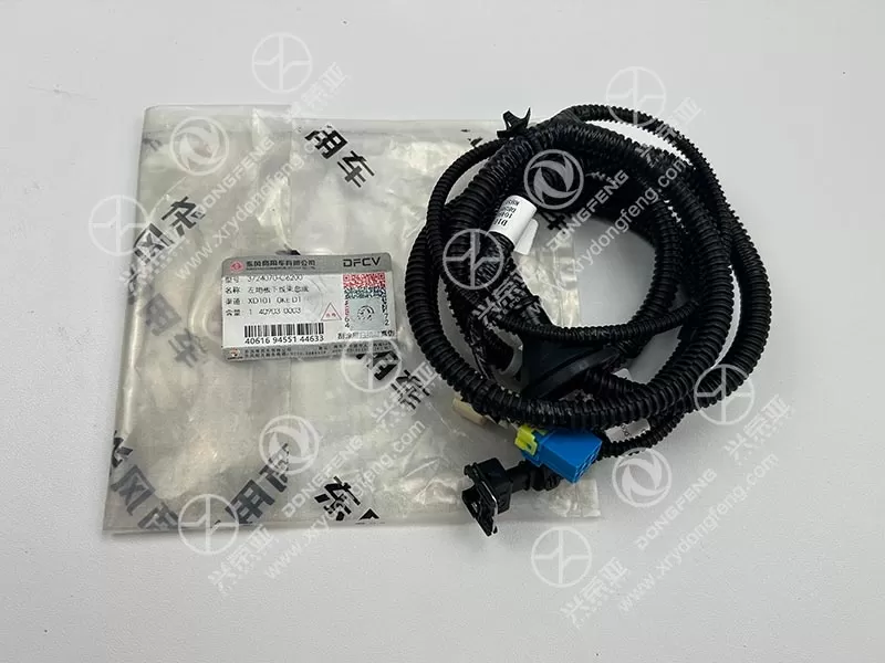 Label Closeup Left Floor Lower Wiring Harness Assembly OE 3724070-C6200 Dongfeng GX KX