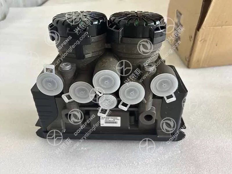 Port Closeup View Rear Axle Brake Control Module OE 3553010-K20X0 Dongfeng GX&KX