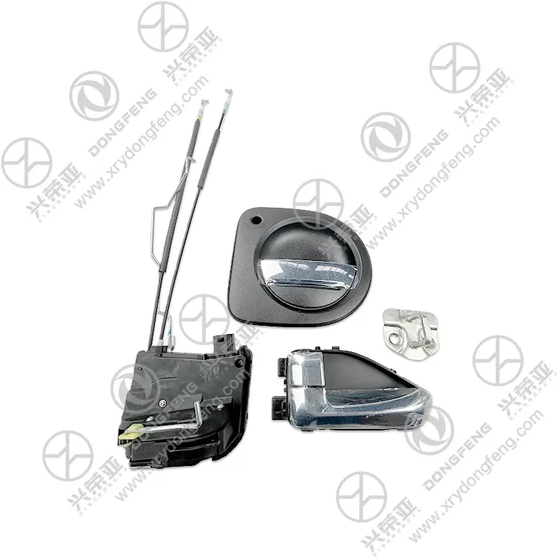 Full Assembly View Left Door Lock OE 6105009-T1501 Dongfeng DFAC