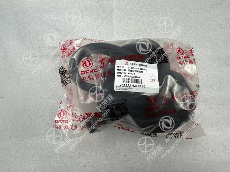 Packaging Detail View Rear Window Glass Seal OE 5603915-G07201E Dongfeng DFAC