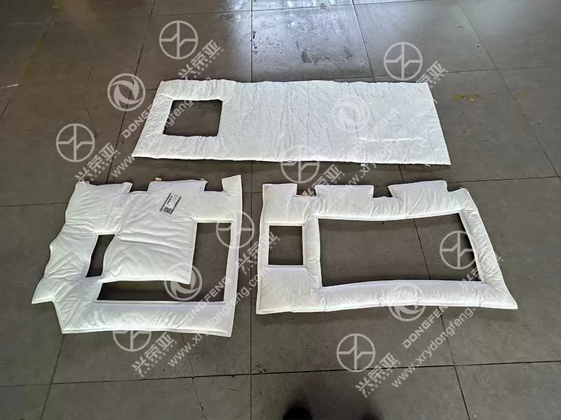 Component Layout View Rear Bulkhead Sound Deadening Foam B OE 5710097-C6200 Dongfeng GX&KX