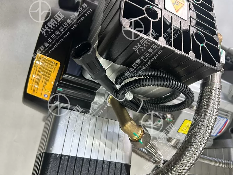 Port Detail View Air Compressor Assembly OE 3509010-90000 Dongfeng New Energy