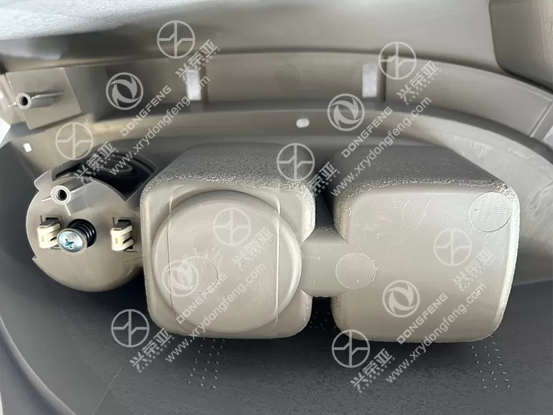 Cup Holder Detail View Driver-Side Storage Compartment OE 5103010-C0400 Dongfeng Kinland