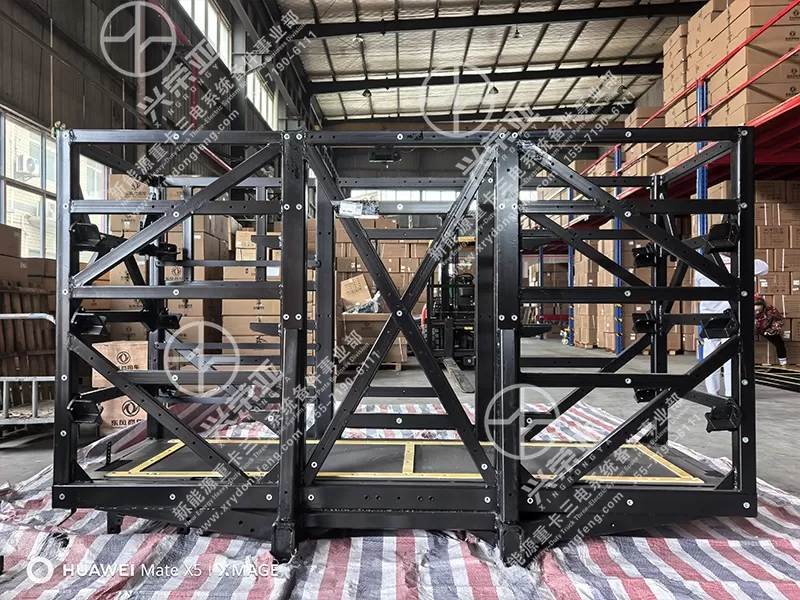 Powder Coating Detail Rear Power Battery Bracket Assembly OE 2120210-TE8L0 Dongfeng New Energy