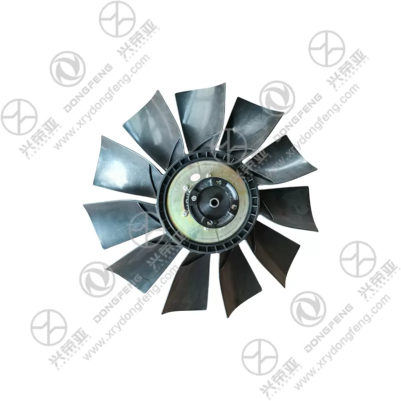 Top View Silicone Oil Fan Clutch with Fan Assembly OE 1308060-T0901 for Dongfeng Kinland