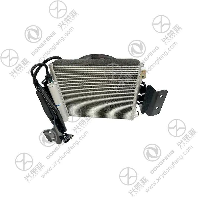 Angled View A/C Condenser Assembly OE 8105010-EE0102B for Dongfeng Captain Trucks
