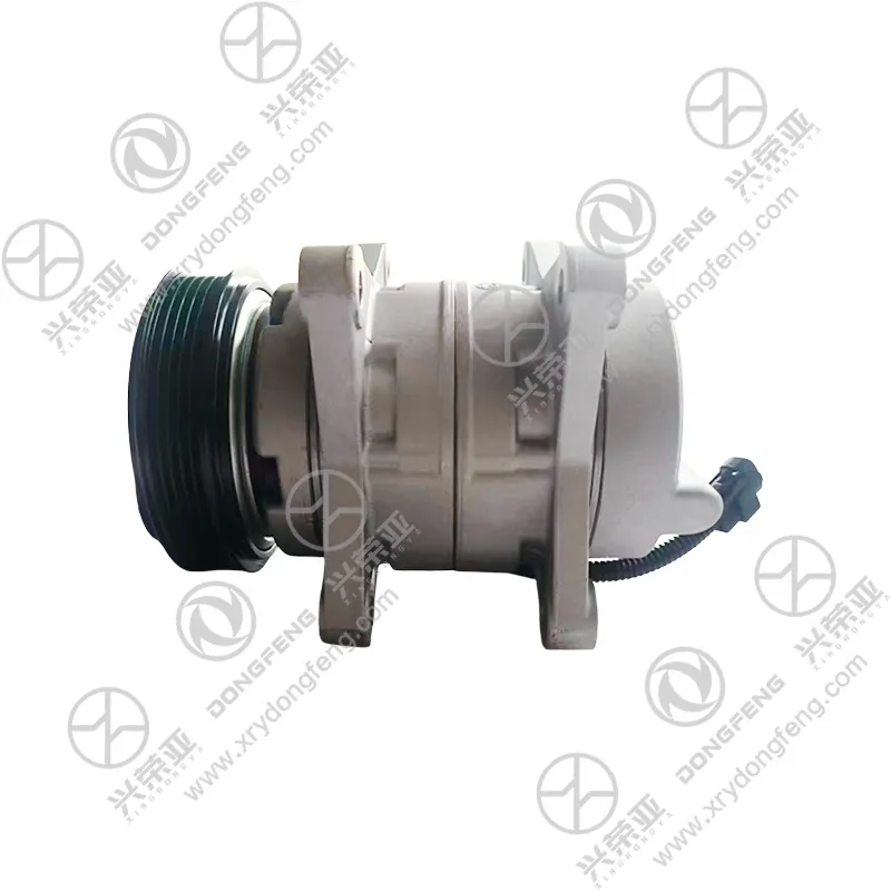 Angled View A/C Compressor Assembly OE 8104010-C3100 for Dongfeng KL Trucks
