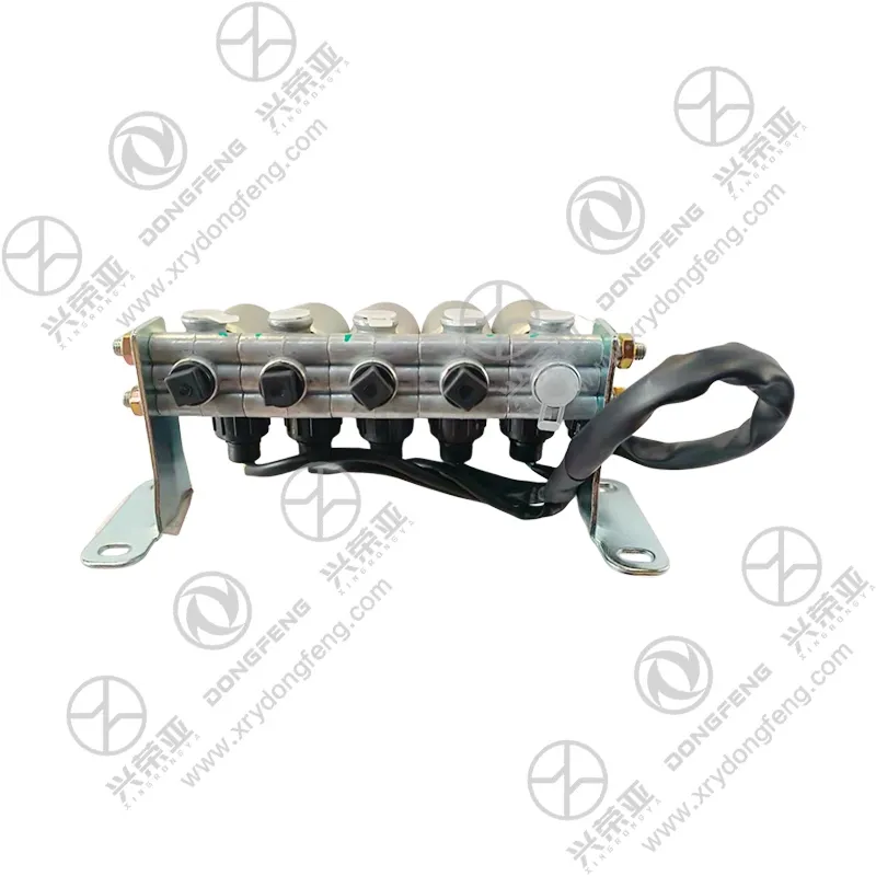Side View 5-Way Combined Solenoid Valve Assembly OE 37ZB3-54050 for Dongfeng Kinland Trucks