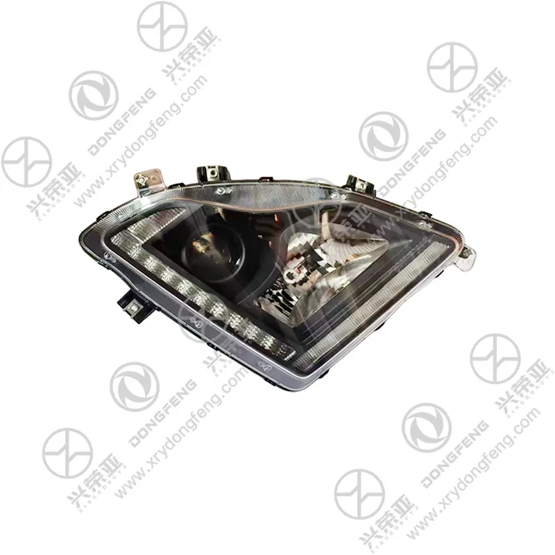 Front Full Clear View Right LED DRL Combination Headlamp OE 3772020-C3301 for Dongfeng KL Trucks