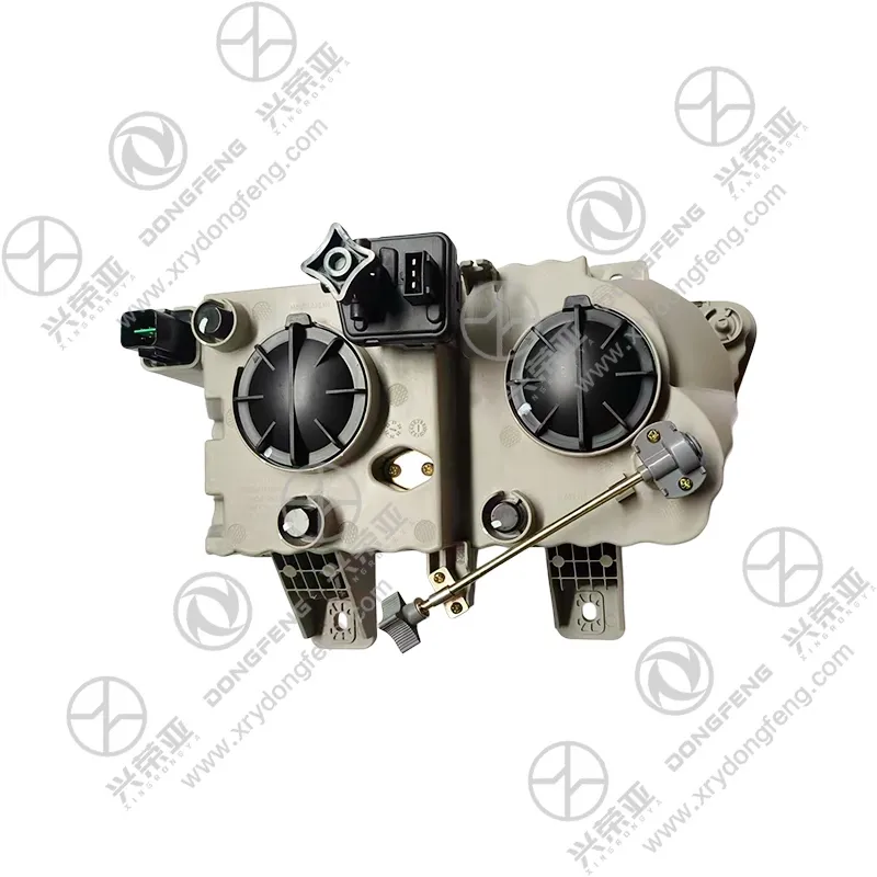 Back Inner Housing & Metal Linkage Light Height Adjustment Rod Structure View Headlamp OE 3772020-C3303