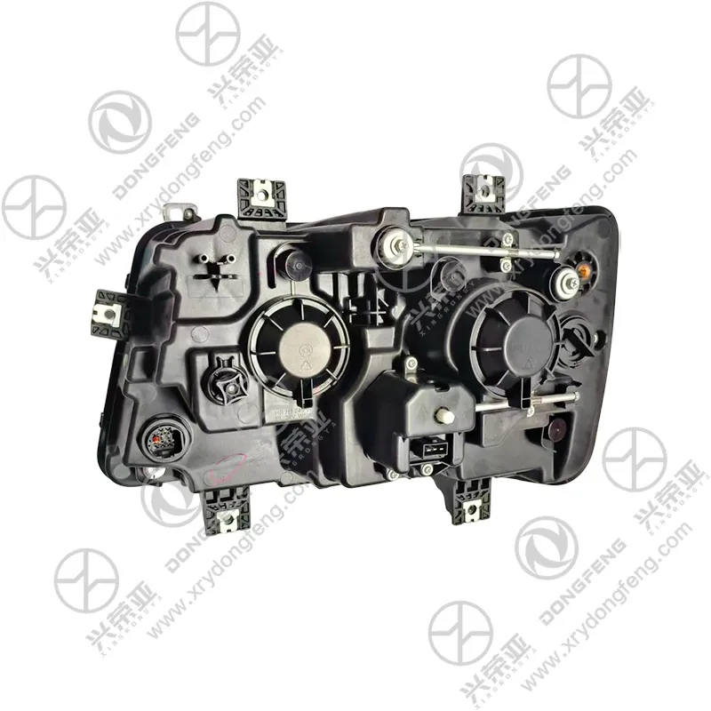 OEM original vehicle matching wiring plug & multi-point fixed mounting lug detail right headlamp OE 3772020-C3305