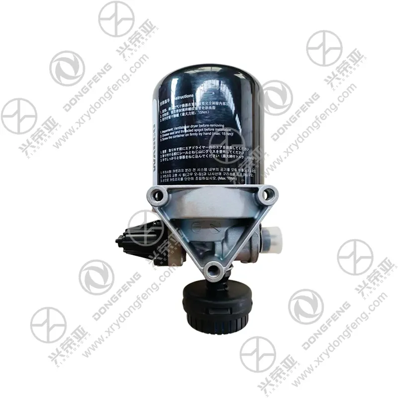 Rear triangle 3-hole fixed mounting bracket view heavy truck air dryer assembly OE 3543010-90005