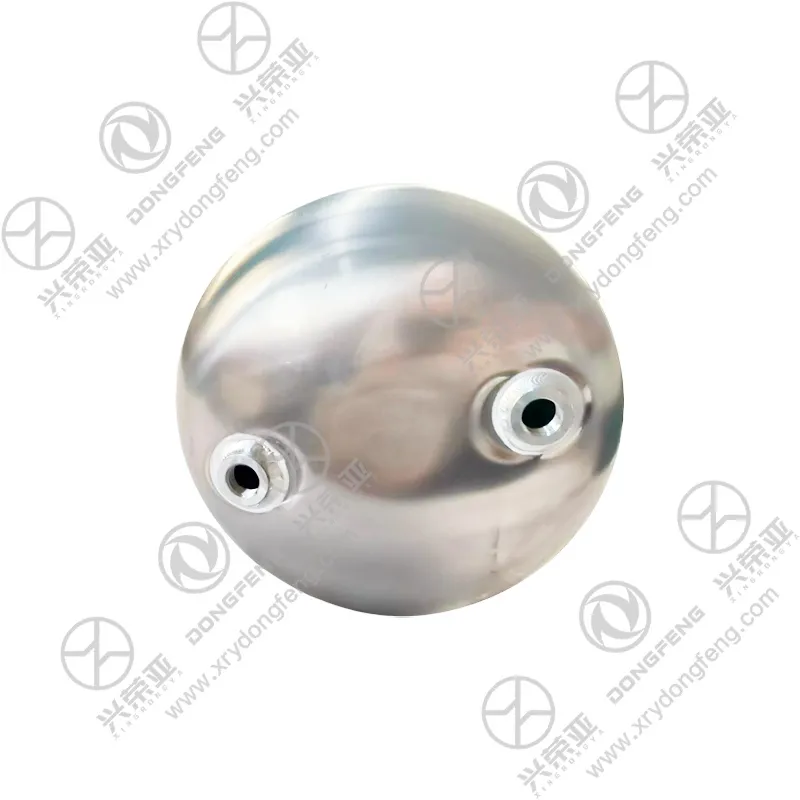 Horizontal chassis mounting overall view lightweight anti-rust aluminum air reservoir tank Dongfeng KC OE 3513350-91401