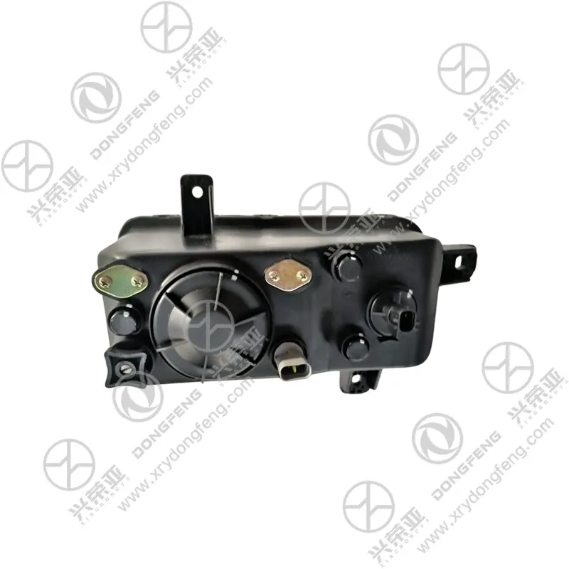 Back side wiring plug & three-point mounting lug overall view OEM front fog lamp Dongfeng KC