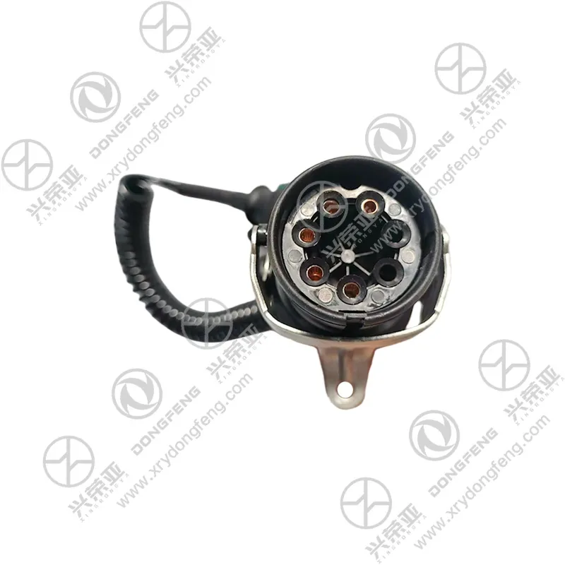 Plug anti-drop locking buckle and built-in waterproof rubber sealing ring close-up