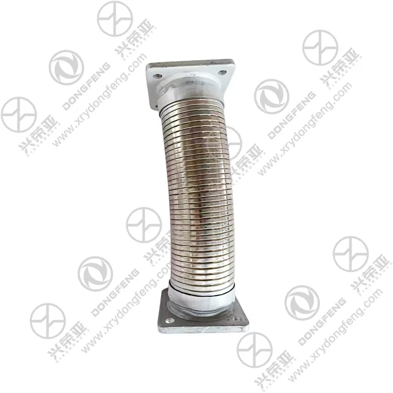 Material detail square four-hole flange exhaust bellows OE 1202010-K20A0 DFCV OEM flexible metal hose