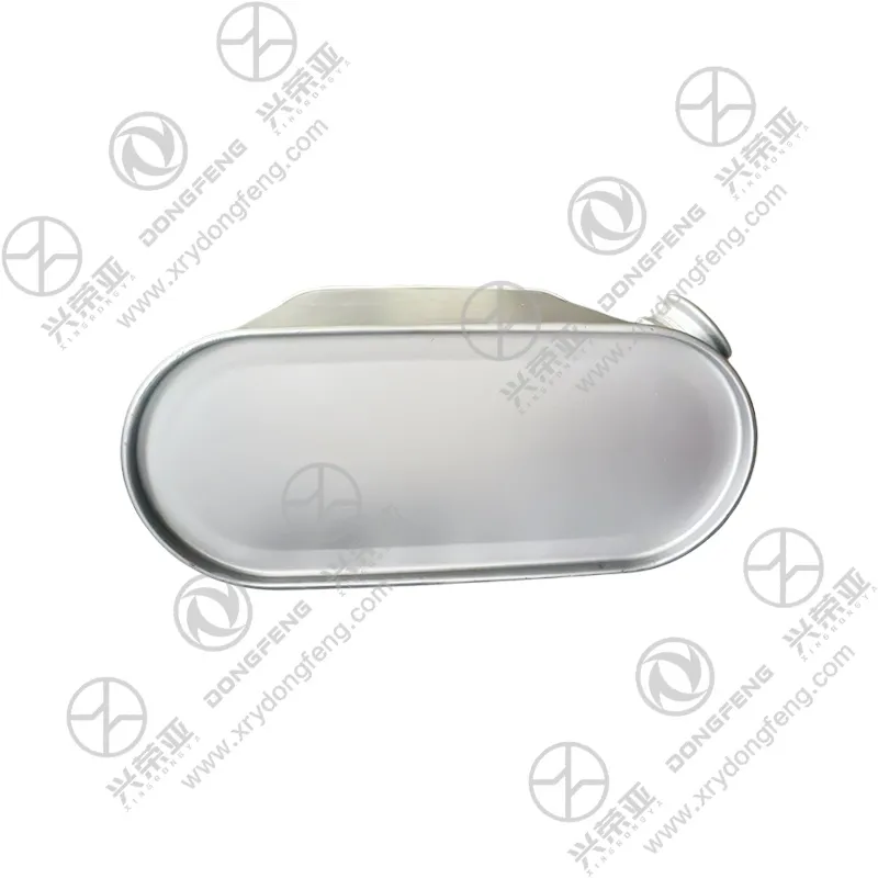 Side view exhaust muffler assembly OE 1201010-K37V0 DFCV OEM noise reduction silencer box for Dongfeng KC
