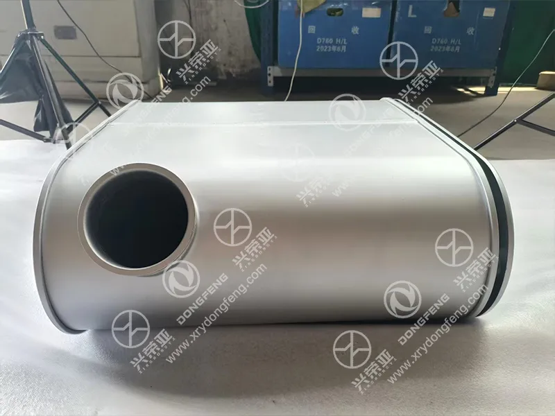 Thickened stamped steel shell cross section anti-crack high temperature resistant structural close-up exhaust silencer 1201010-K37V0