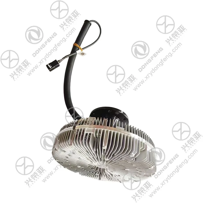 Dense radial die-cast aluminum heat dissipation fin structural close-up electronic silicone oil fan clutch assembly 1308065-H01A0