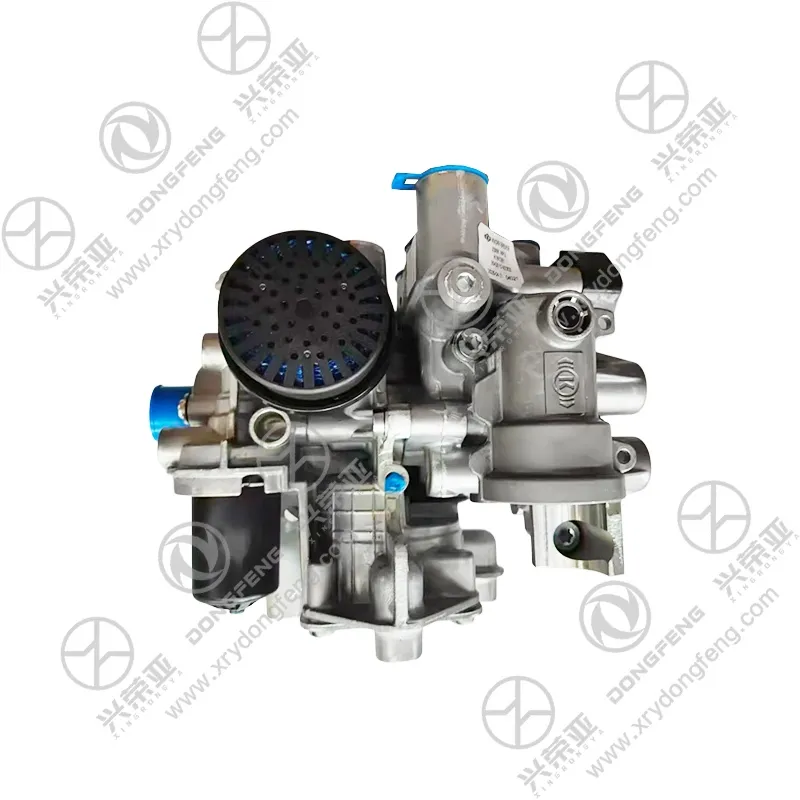 Thickened integral die-cast aluminum valve body internal reinforcing rib anti-air-pressure structural detail air dryer OE 3543010-92302 Dongfeng GX & KX