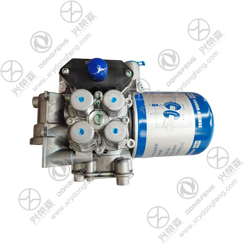 Automatic regeneration valve and chassis mounting bracket bolt hole spacing matching detail air dryer assembly OE 3543010-92302