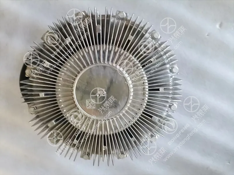 Dense radial integral die-cast aluminum heat dissipation fin close-up electronic silicone fan clutch assembly 1308065-XLTF490