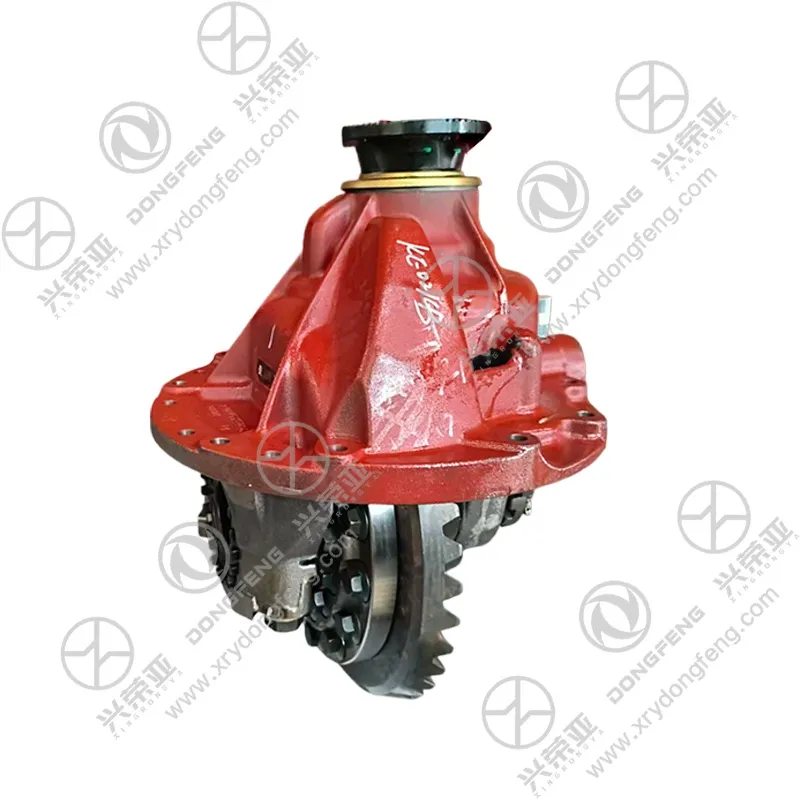Rear housing and mounting flange bolt hole side view OEM rear differential carrier 2402010-KE02KB for Dongfeng GX & KX