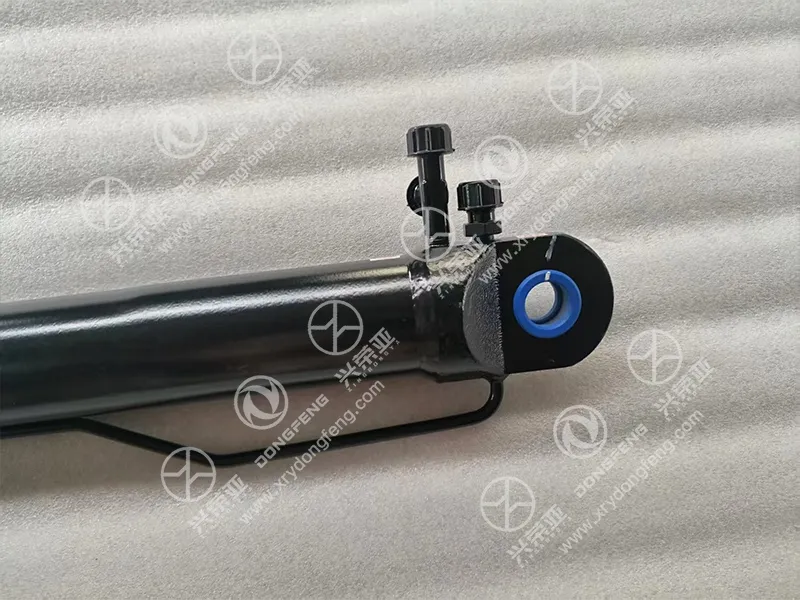 Bottom mounting eye and pre-installed bushing close-up OEM cab tilt hydraulic cylinder 5003910-C6102