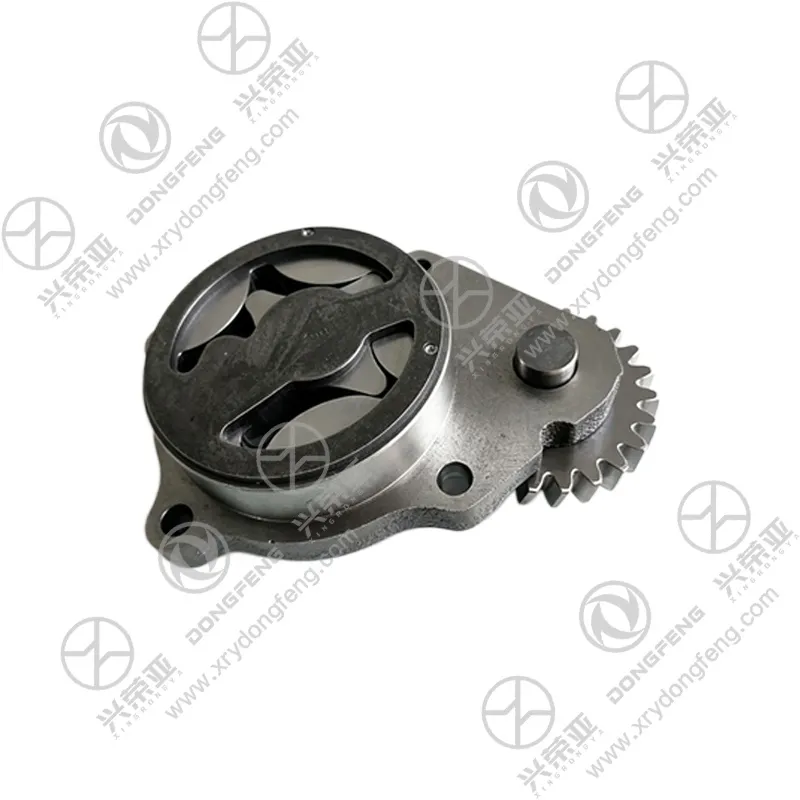White Background Full View Oil Pump Assembly C4939585 for Cummins DCEC Engine