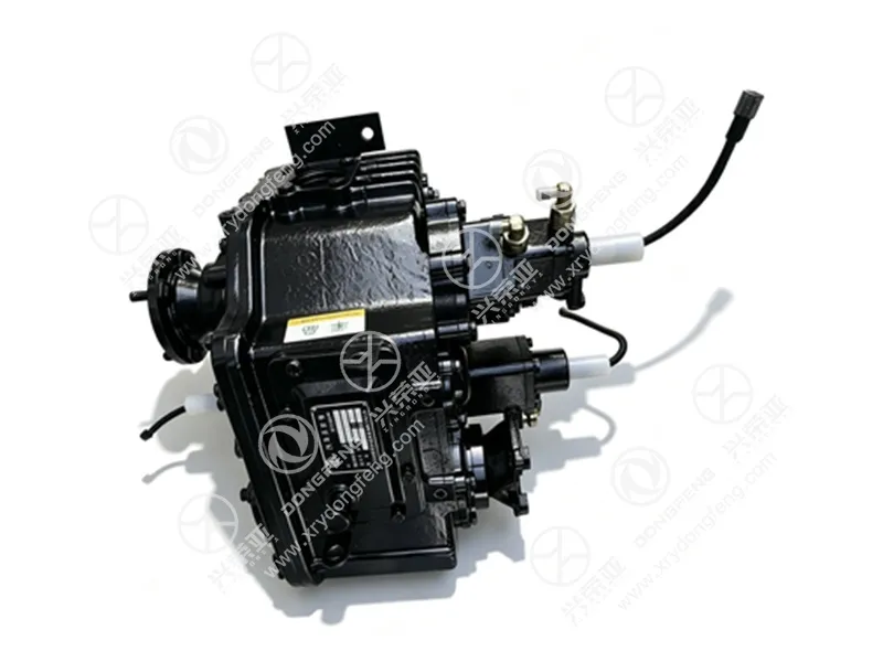 1800A07B-001 Transfer Case Assembly close-up of connectors and hydraulic ports Dongfeng Mengshi EQ2050