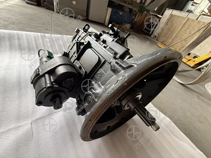 17A07B-00020 Transmission & PTO Assembly product shot packed on white mat Dongfeng Mengshi EQ2050