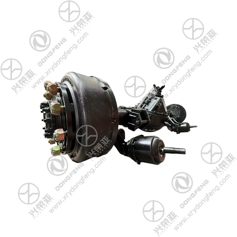 Close-up wheel hub and brake drum of 24A07A-00005 rear axle assembly EQ145