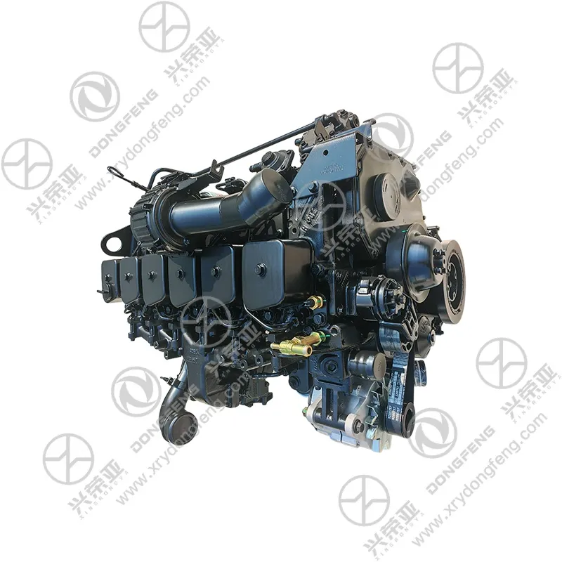 Angled shot of complete DCEC Cummins power unit EQB150‑20 for Dongfeng Mengshi EQ2050