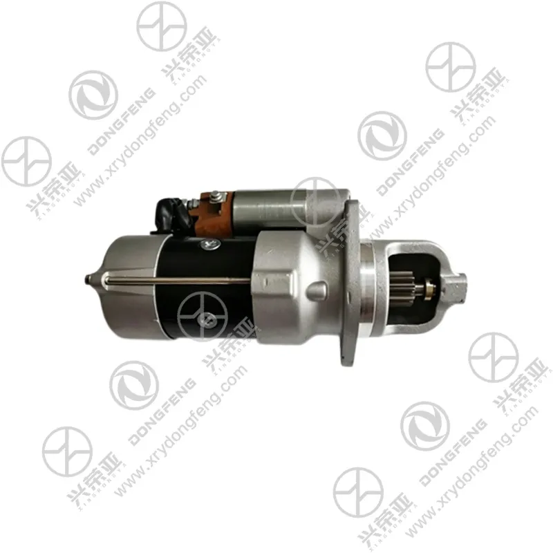 Drive gear close‑up detail of starter motor assembly 37C21‑08010 C4932320 for Dongfeng Mengshi EQ2050