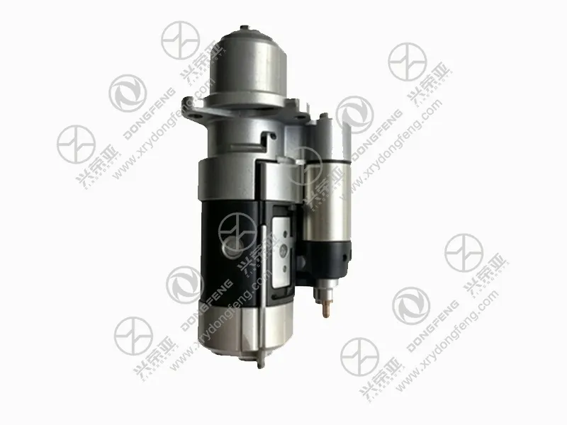 Rear side view of original starter motor assembly 37C21‑08010 C4932320 QDJ2710F for Dongfeng Mengshi EQ2050