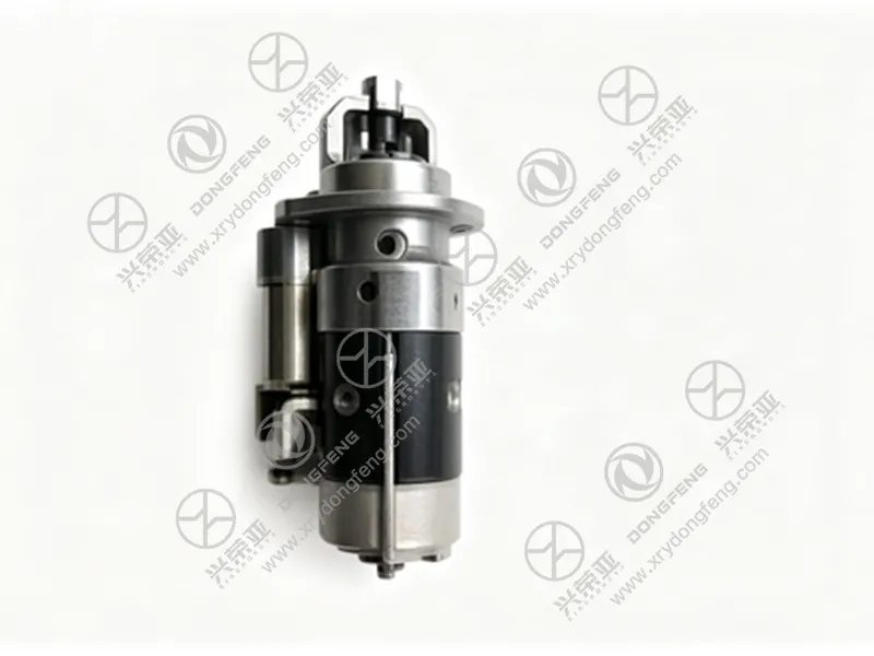 Front side view photo of genuine starter motor assembly 37C21‑08010 C4932320 QDJ2710F for Dongfeng Mengshi EQ2050