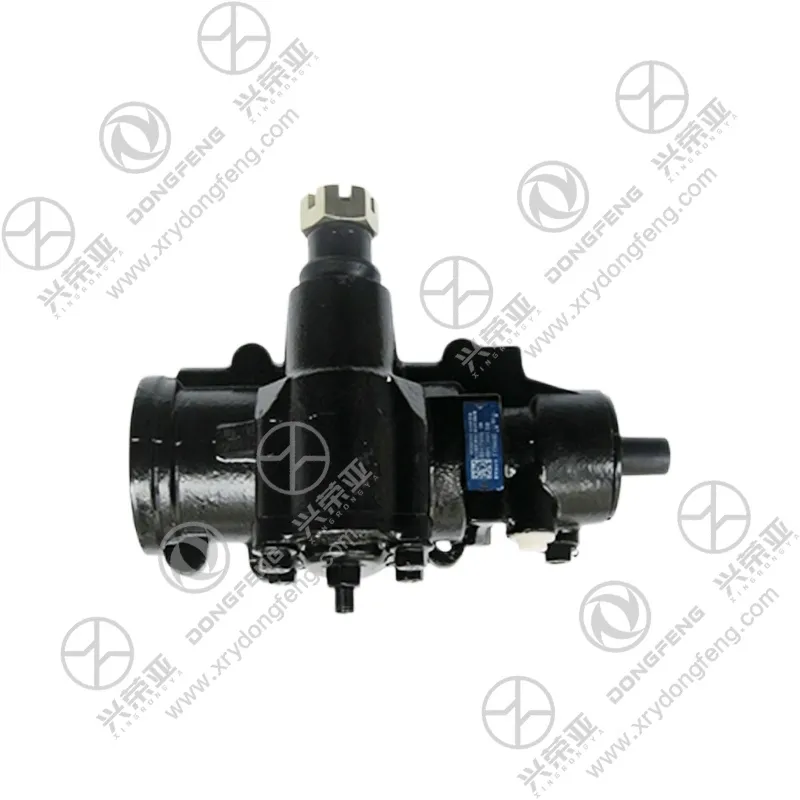 Back side display of power steering gear assembly 3401C21‑001 for Dongfeng Mengshi EQ2050 