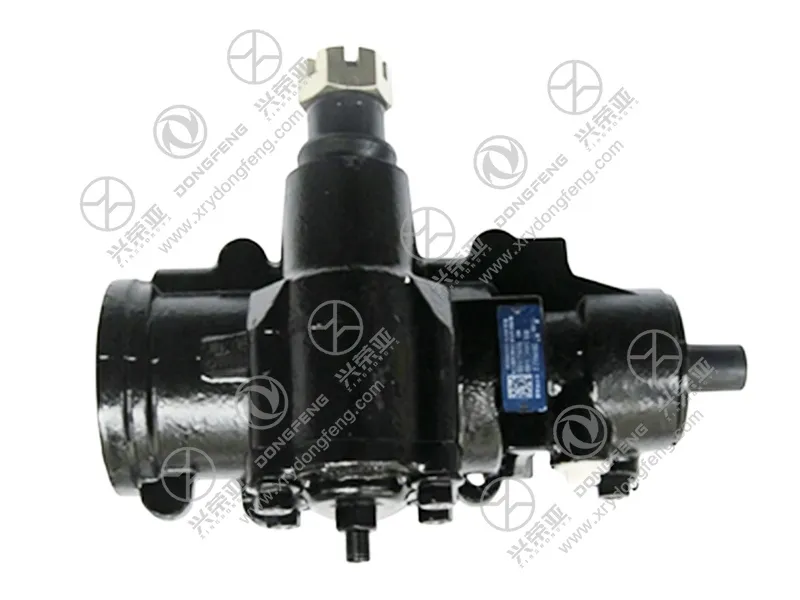 Front label side view of power steering gear assembly 3401C21‑001 for Dongfeng Mengshi EQ2050 