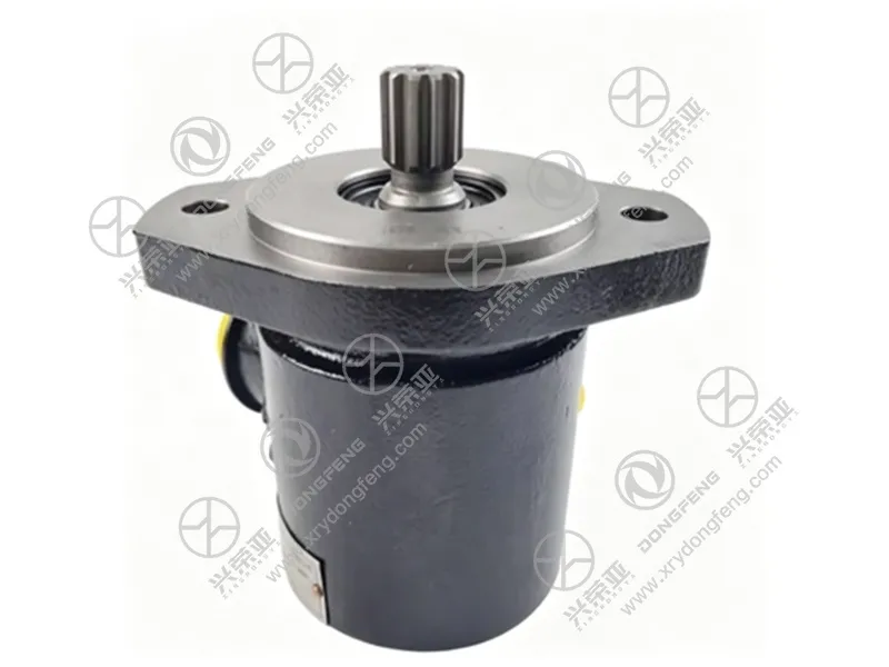Vertical rear view of original Power Steering Pump C3967429 heavy‑duty truck steering hydraulic pump