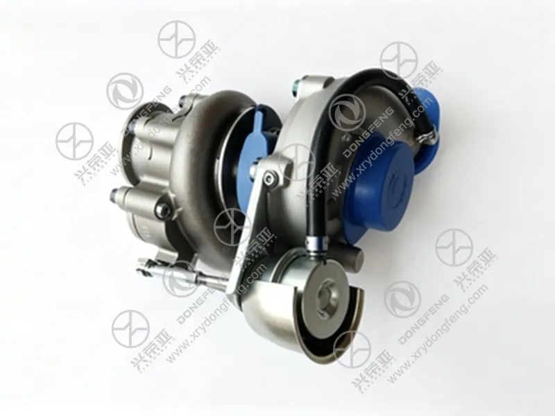 Oblique side shot for rotor side of Turbocharger Assembly C5317576 for Dongfeng Cummins diesel engine