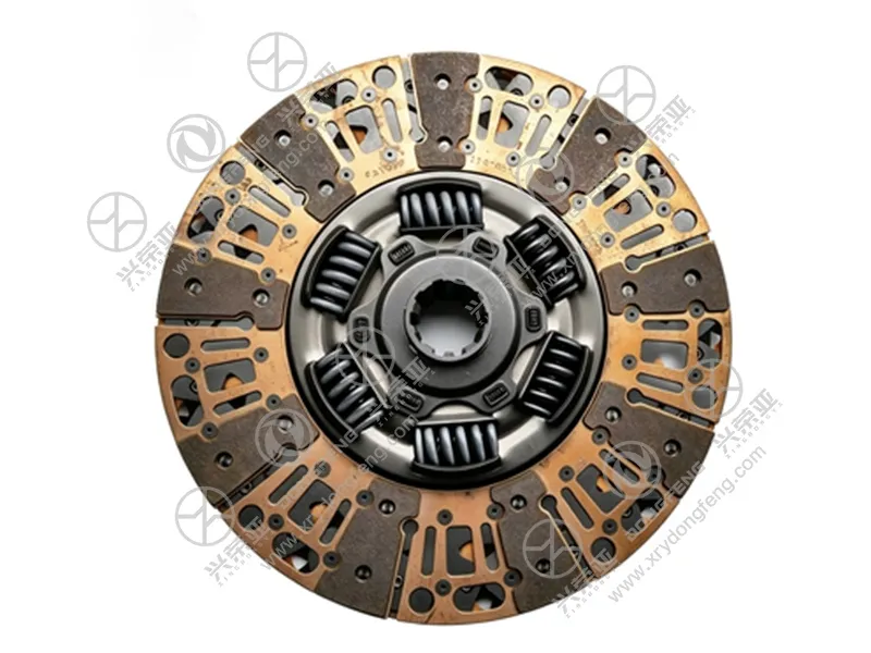 Spline hub side view of Clutch Driven Disc Assembly 1601130‑H02A3 spare part for Dongfeng KC heavy‑duty truck