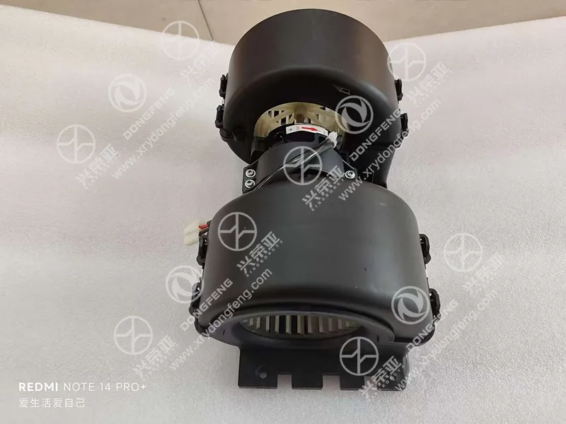 Vertical side view for Blower Motor Assembly 8103010‑C6160 Dongfeng GX KX truck