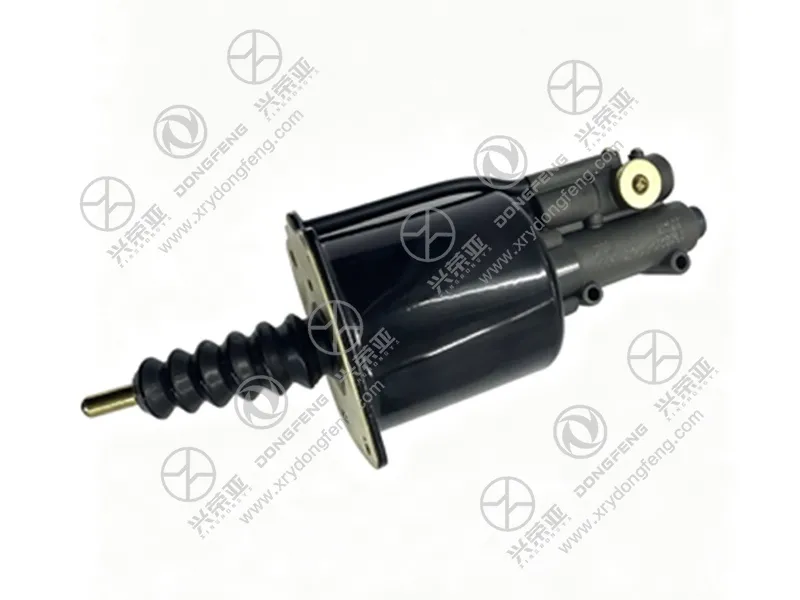 Dust‑proof boot side view, Clutch Booster Assembly 1608010‑T68L0 for Dongfeng KC heavy‑duty truck