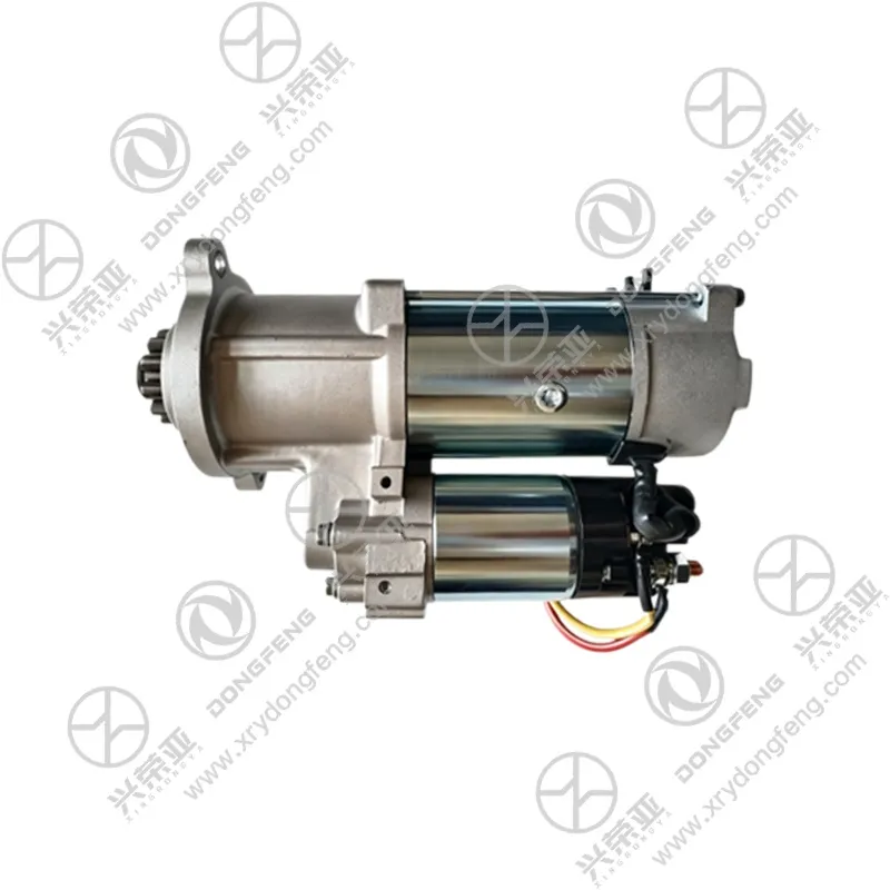Opposite side view, Starter Motor L300H‑3708100 for Yuchai Engine Dongfeng KC truck