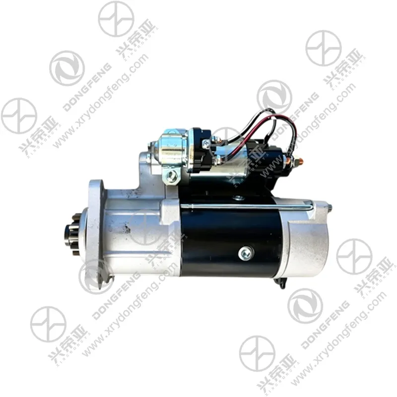 Vertical overall shot with wiring harness, Starter Motor L300H‑3708100 for Yuchai Engine Dongfeng KC truck