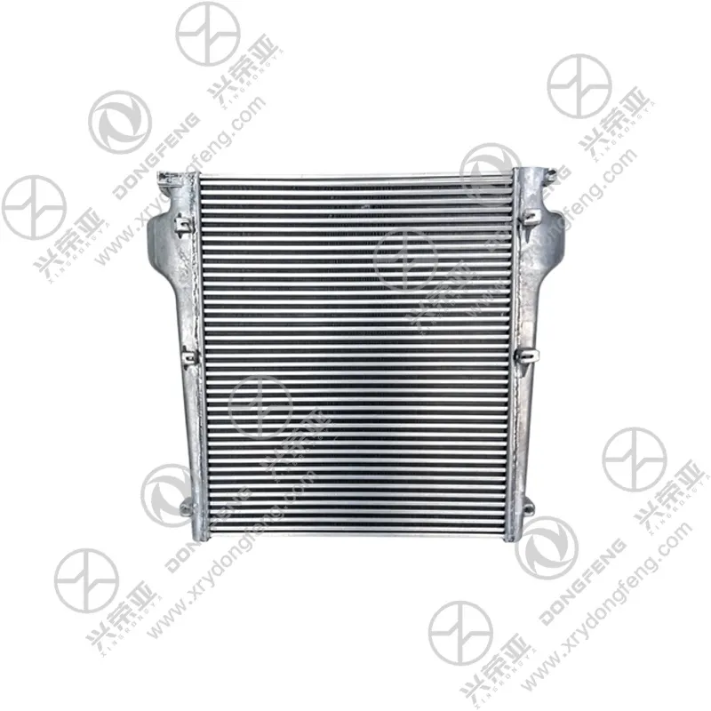 Front view of intercooler assembly 1119010‑T13L0 for Dongfeng KL heavy‑duty truck
