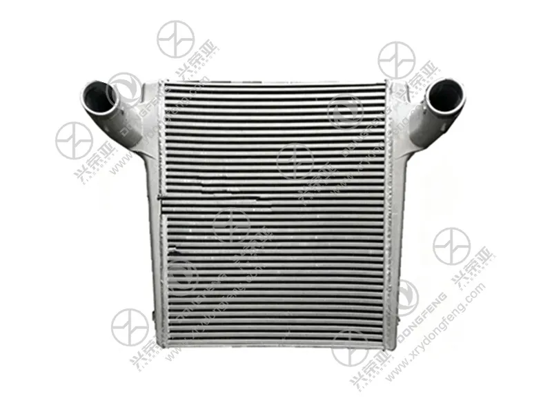 Dual large caliber pipe end of original intercooler assembly 1119010‑T13L0 for Dongfeng KL heavy‑duty truck 