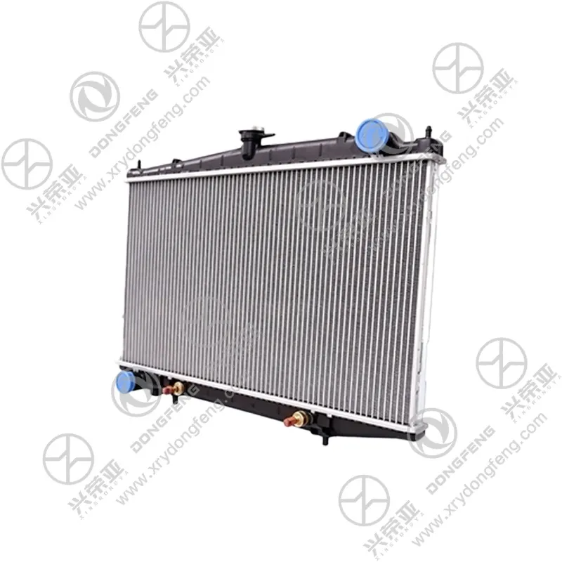 Side perspective shot of radiator assembly 1301010‑T13L0 for Dongfeng KL heavy truck