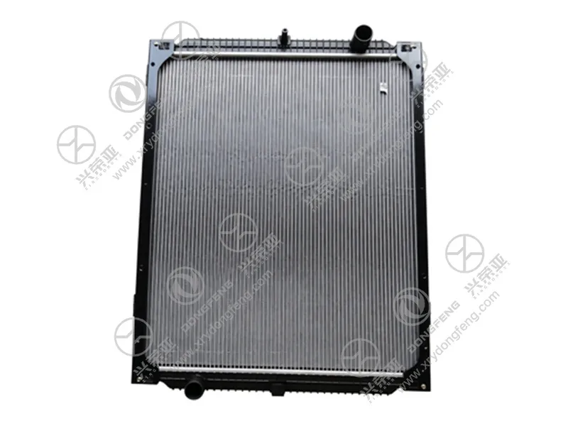Radiator fin core detail of radiator assembly 1301010‑T13L0 for Dongfeng KL heavy‑duty truck